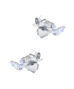 Gorgeous CZ Stone Silver Stud Earring STS-6270